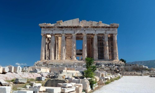 Parthenon ruins in Athens, Greece.